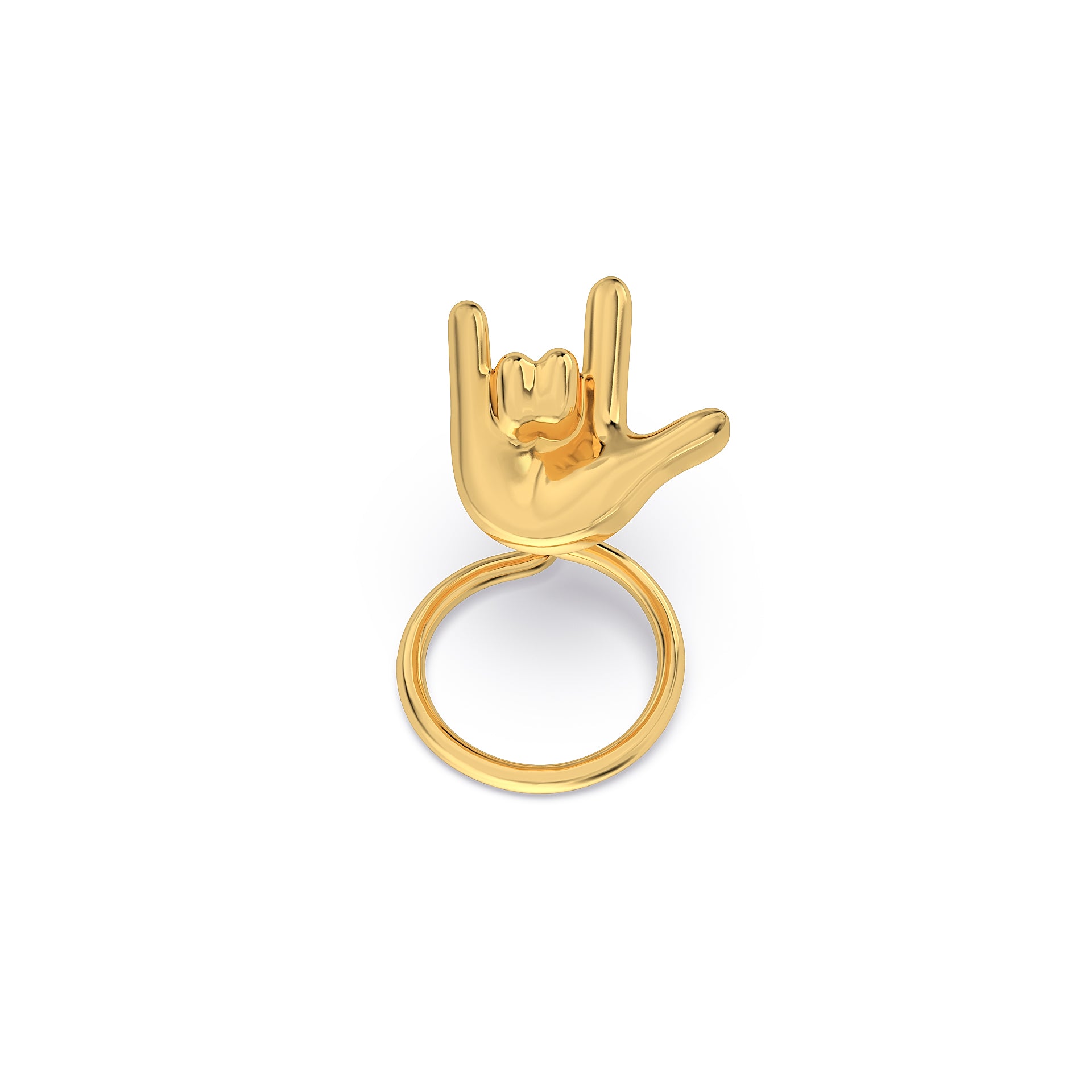 Middle finger hot sale nose ring