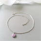 Pink Sunset Evil Eye Anklet