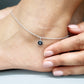 Midnight Evil Eye Anklet