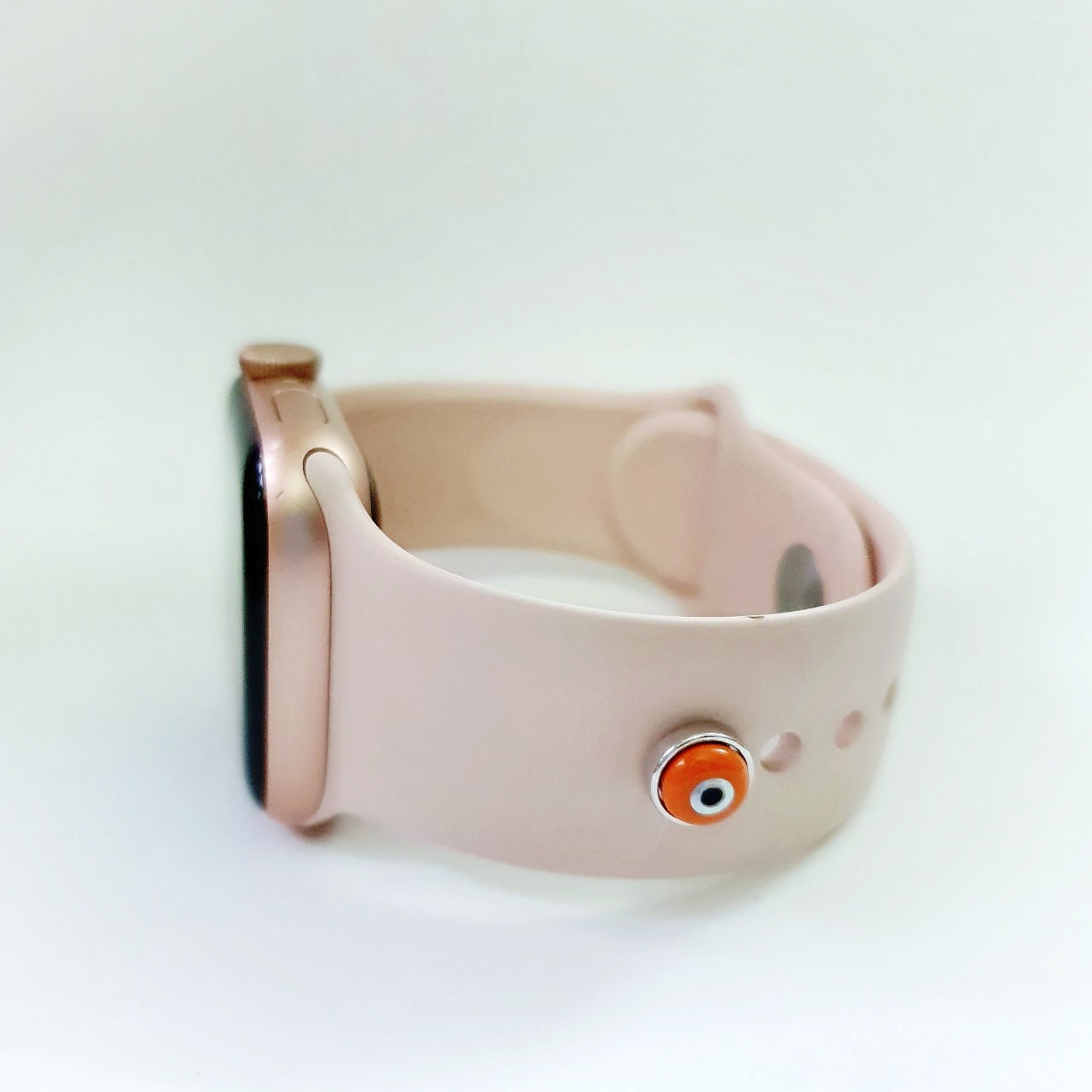 The Evil Eye Orange Candy Watch Pin