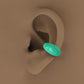 The Green Curvy Ear Cuff