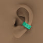 The Subtle Green Ear Cuff