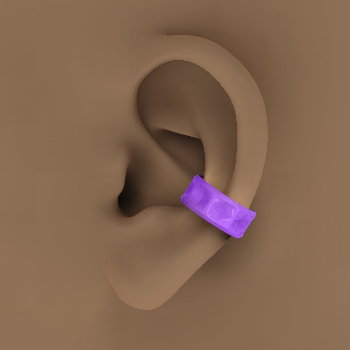 The Subtle Purple Ear Cuff