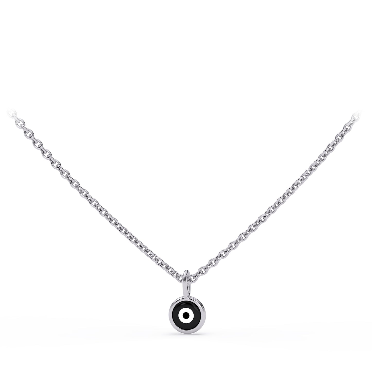 Midnight Black Evileye Pendant