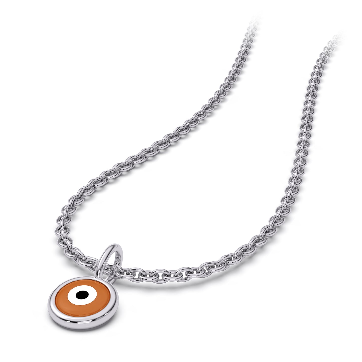 Orange Candy Evileye Pendant