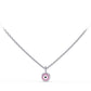 Pink Sunset Evileye Pendant