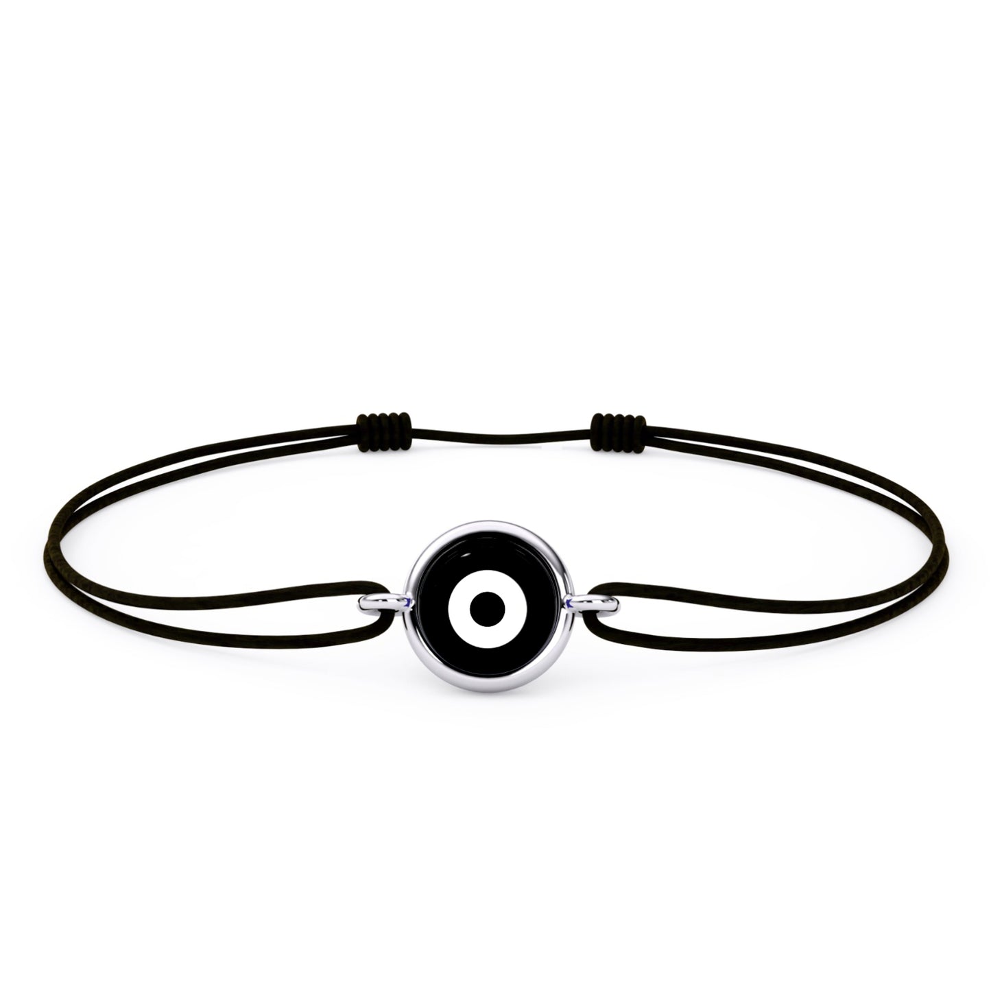 Midnight Black Evileye Thread Bracelet