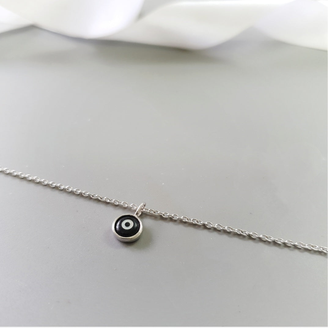 Midnight Evil Eye Anklet