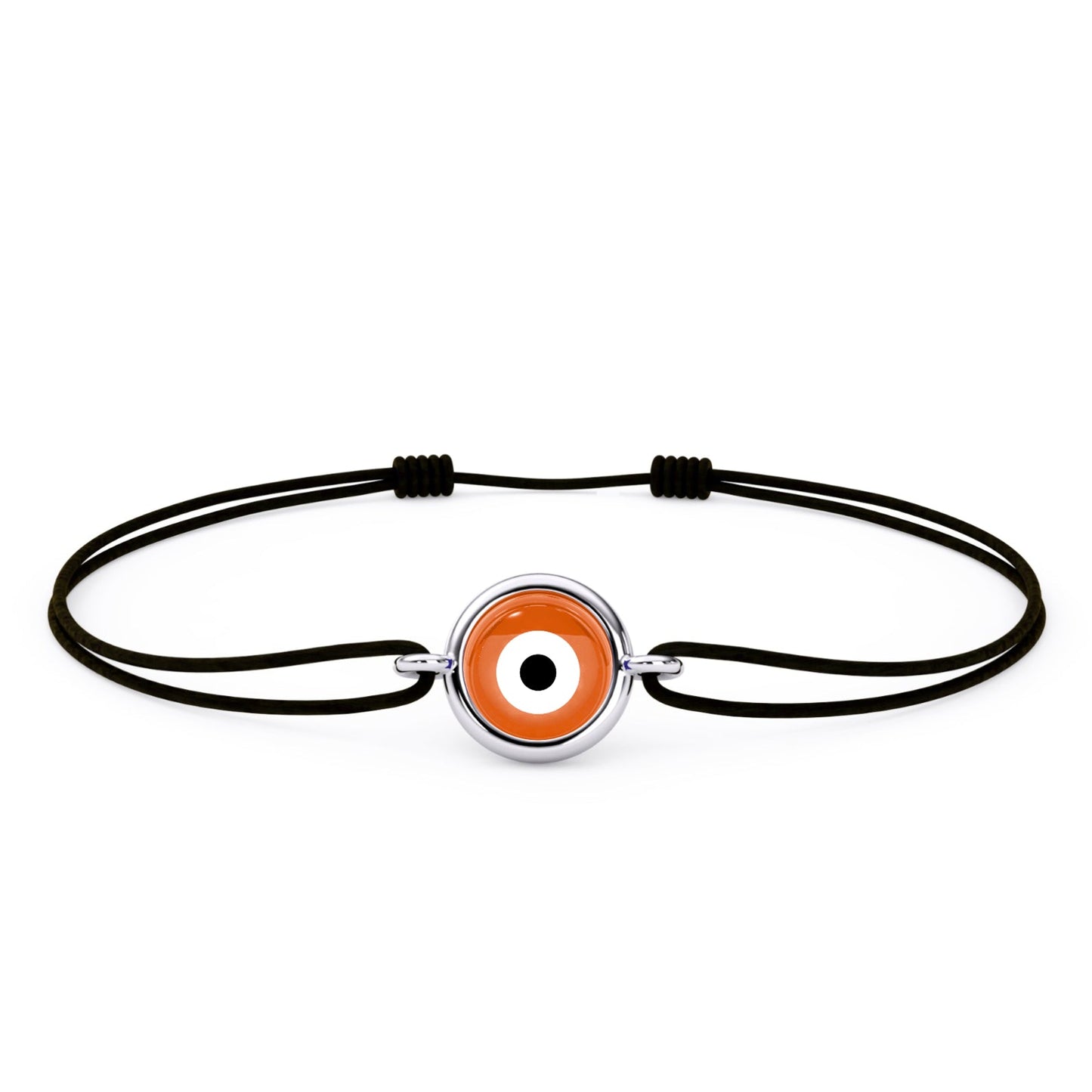 Orange Candy Evileye Thread Anklet