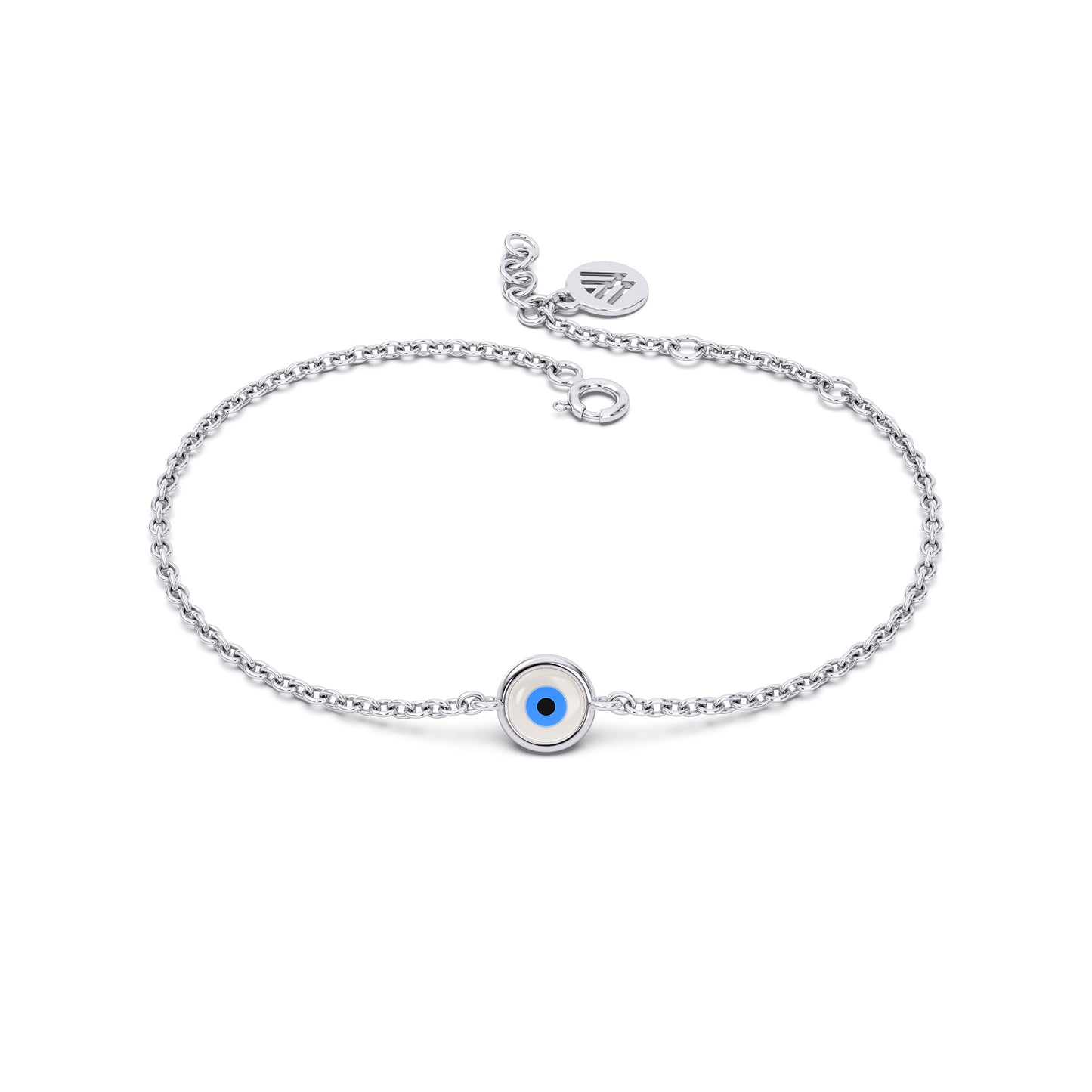 White Blossom Evileye Bracelet