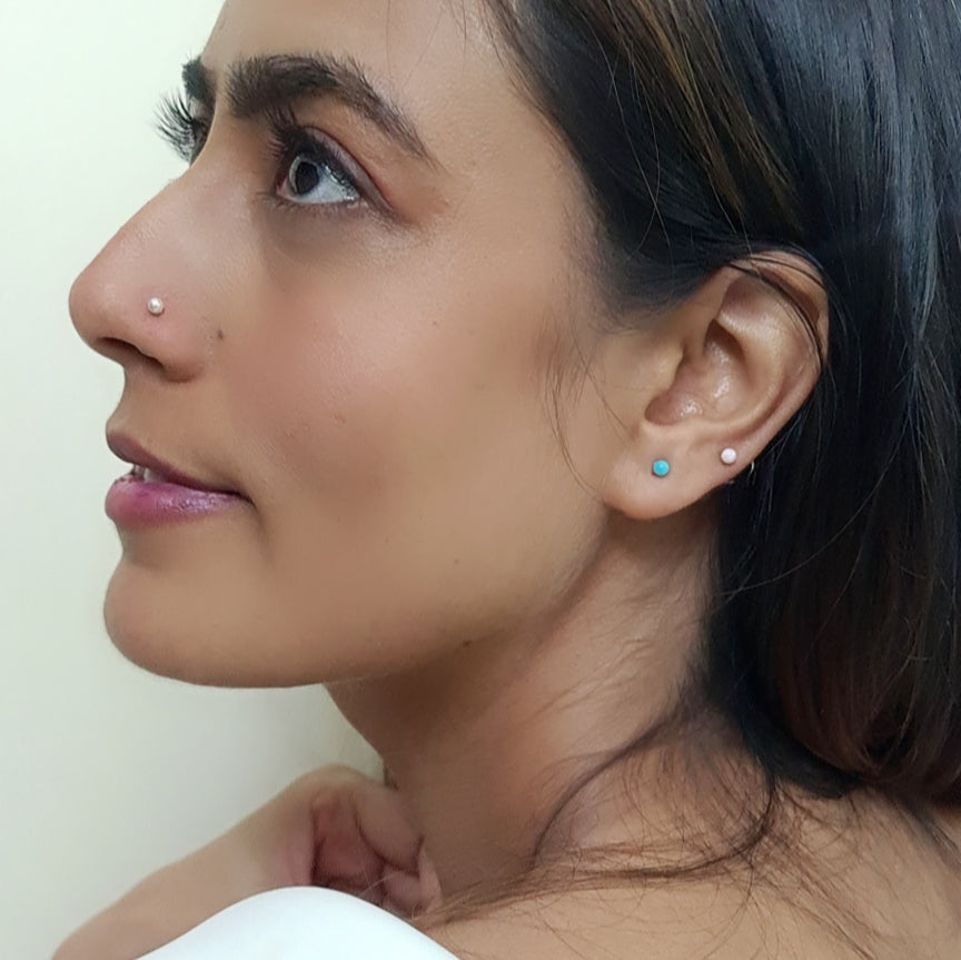 The Teeny Turquoise Earrings