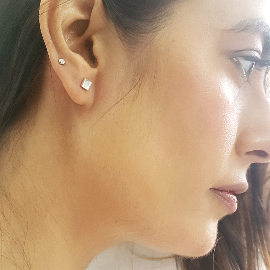 The Rhomboid Earring