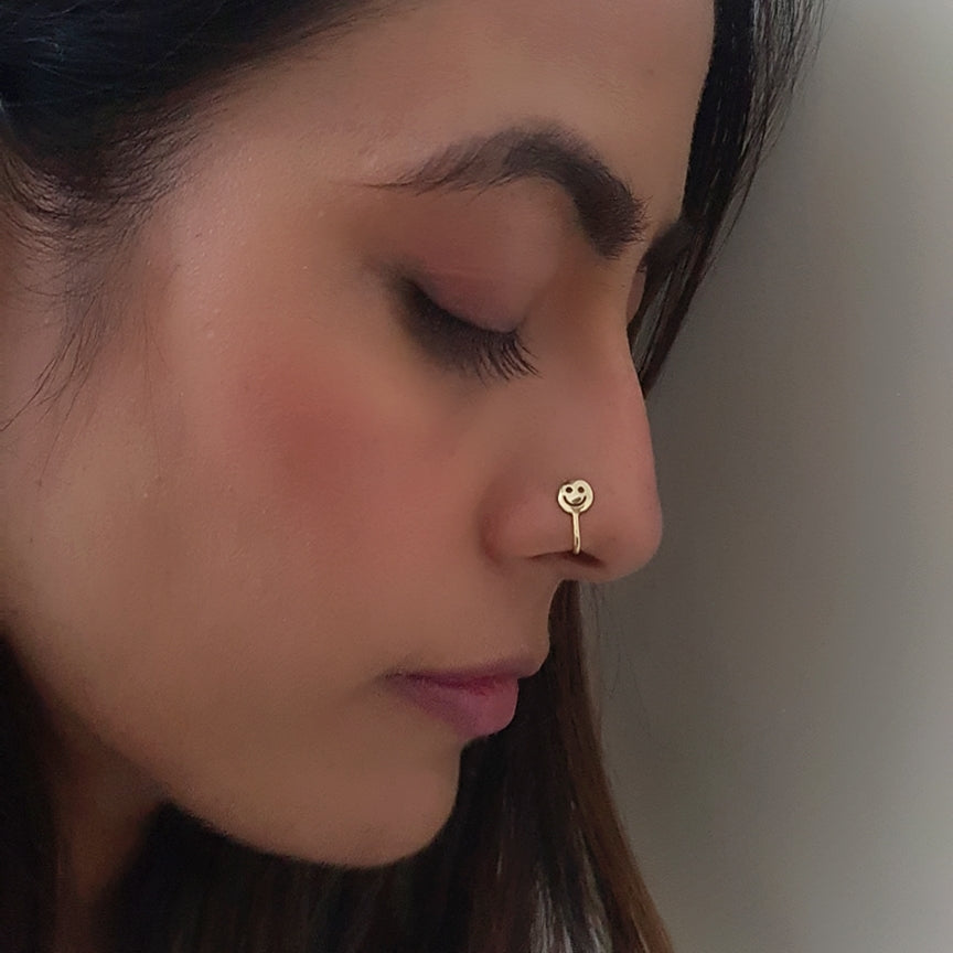 The Happilicious Nose Pin